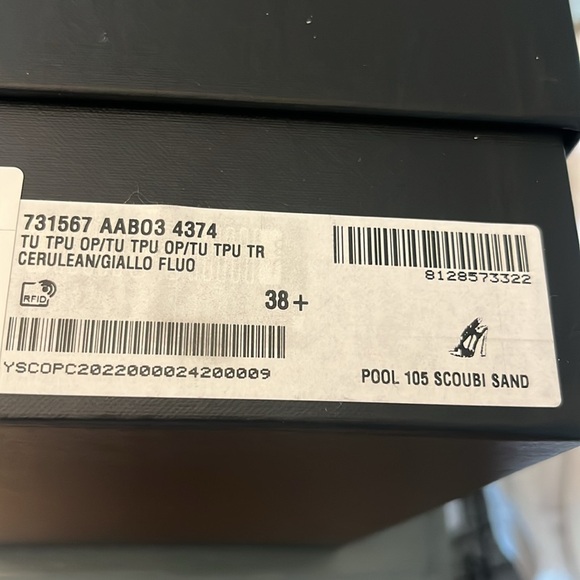 YSL Saint Laurent Gippy Multicolor Strappy Knot Patent Leather Sandal 38.5-US 8 - Picture 15 of 17